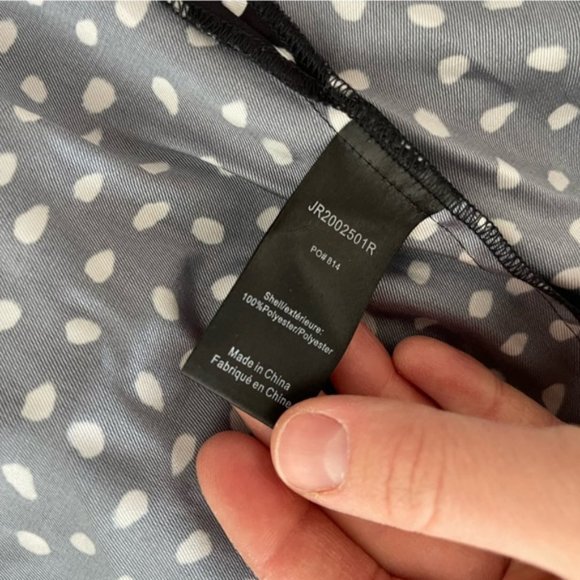 JASON WU Women's Polka Dot Tie Neck Blouse Size 4 in Black - Picture 6 of 12